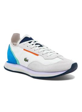 Zapatillas Lacoste Match Break Blanco Azul Mujer