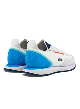 Zapatillas Lacoste Match Break Blanco Azul Mujer