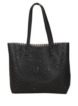 Bolso Naf Naf Calado Negro Mujer