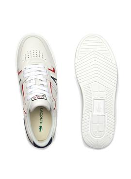 Zapatillas Lacoste L001 0321 Blanco Marino Hombre