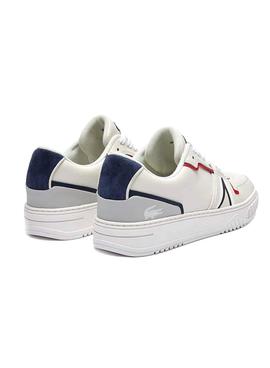 Zapatillas Lacoste L001 0321 Blanco Marino Hombre