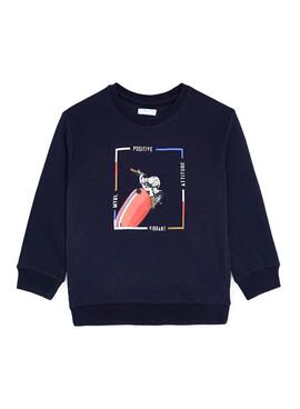 Sudadera Mayoral Positive Marino para Niño