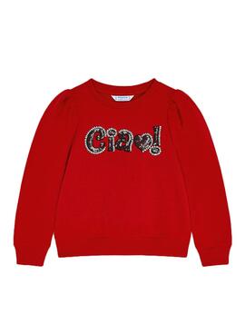 Sudadera Mayoral Ciao Rojo para Niña
