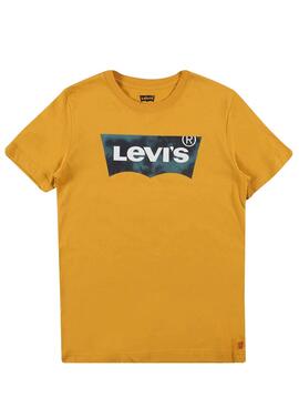 Camiseta Levis Graphic Mostaza para Niño