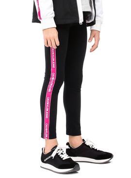 Legging Calvin Klein Logo Tape Negro Niña