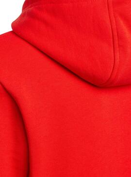 Sudadera Adidas Trefoil Rojo para Niño y Niña