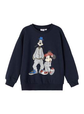 Sudadera Name It Mickey Azul Marino para Niño