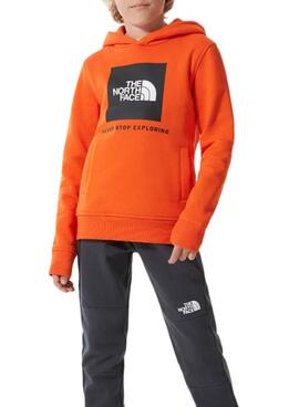 Sudadera The North Face Box Naranja 