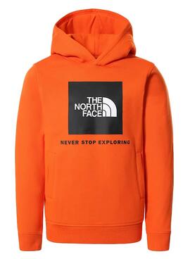 Sudadera The North Face Box Naranja 