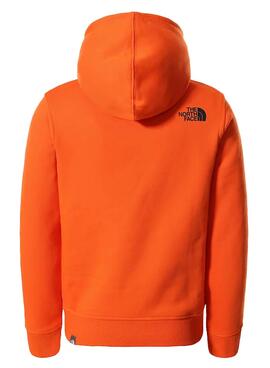 Sudadera The North Face Box Naranja 