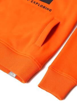 Sudadera The North Face Box Naranja 