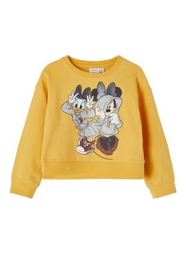 Sudadera Name It Minnie Amarillo para Niña