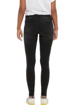 Pantalon Vaquero Only Royal Negro para Mujer