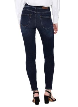 Pantalon Vaquero Only Blush Denim Oscuro 