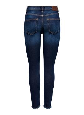 Pantalon Vaquero Only Blush Denim Oscuro 