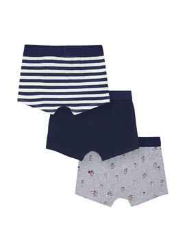 Set Calzoncillos Mayoral Space Gris y Marino 