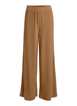 Pantalon Vila Ribbi Camel para Mujer