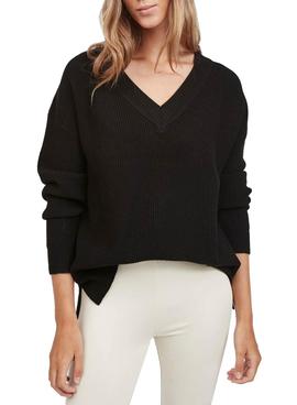 Jersey Vila Viril Oversize Negro para Mujer