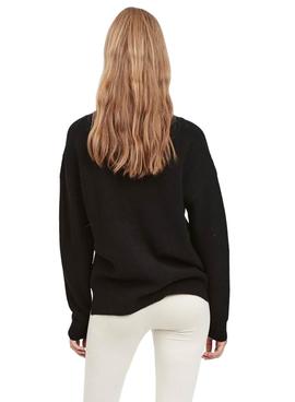 Jersey Vila Viril Oversize Negro para Mujer