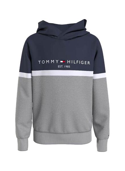 Chándal Tommy Hilfiger Block Gris Niño