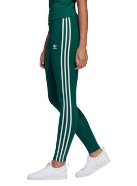 Mallas Adidas 3Stripes Verde  Mujer 