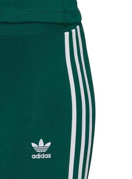 Mallas Adidas 3Stripes Verde  Mujer 