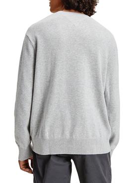 Jersey Tommy Jeans Branded Sweater Gris Hombre