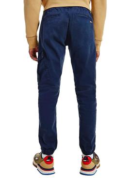 Pantalón Tommy Jeans Scanton Cargo Azul Hombre