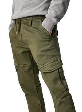 Pantalon Pepe Jeans Jared Verde para Hombre