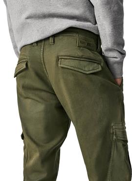 Pantalon Pepe Jeans Jared Verde para Hombre