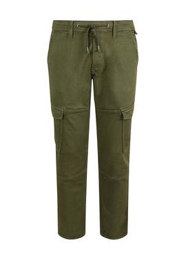 Pantalon Pepe Jeans Jared Verde para Hombre