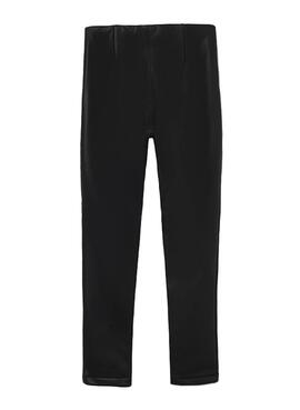 Leggins Mayoral Polipiel Negro Para Niña