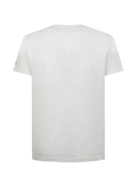Camiseta Pepe Jeans Sacha Blanco Para Hombre