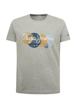 Camiseta Pepe Jeans Sacha Grey Marl Para Hombre