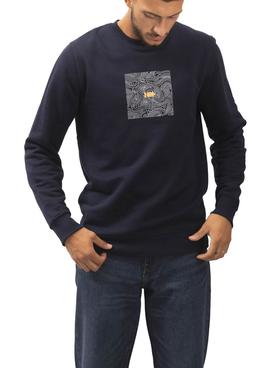 Sudadera Klout Isobaras Azul Marino para Hombre