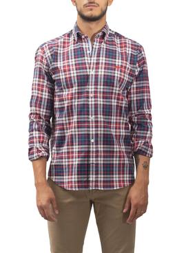 Camisa Klout Camino Granate para Hombre 