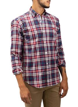 Camisa Klout Camino Granate para Hombre 