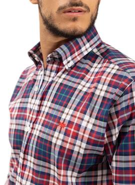 Camisa Klout Camino Granate para Hombre 