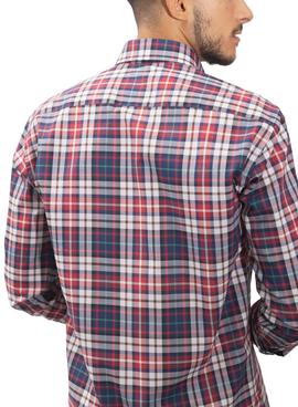 Camisa Klout Camino Granate para Hombre 