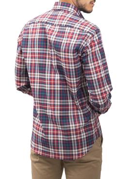 Camisa Klout Camino Granate para Hombre 