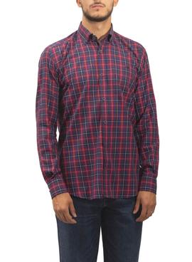 Camisa Klout Nebra Rojo para Hombre