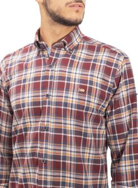 Camisa  Klout Harris Granate para Hombre