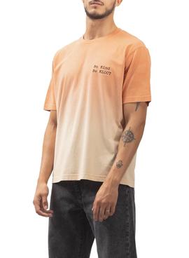 Camiseta Klout Dip Dye Naranja Para Hombre y Mujer