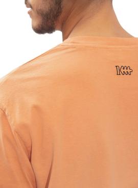 Camiseta Klout Dip Dye Naranja Para Hombre y Mujer