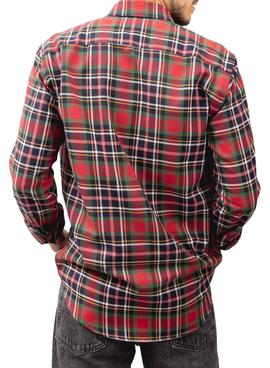 Camisa Klout Royal Stewart Rojo para Hombre