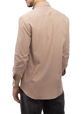 Camisa Klout Solpor Beige para Hombre