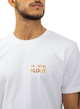 Camiseta Klout Fall Vibes Blanco para Hombre