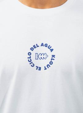 Camiseta Klout Ciclo del Agua Blanco para Hombre