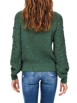 Jersey Only Freeze Highneck Verde Para Mujer