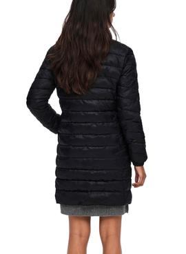 Abrigo Only Acolchado Newtahoe Negro Para Mujer